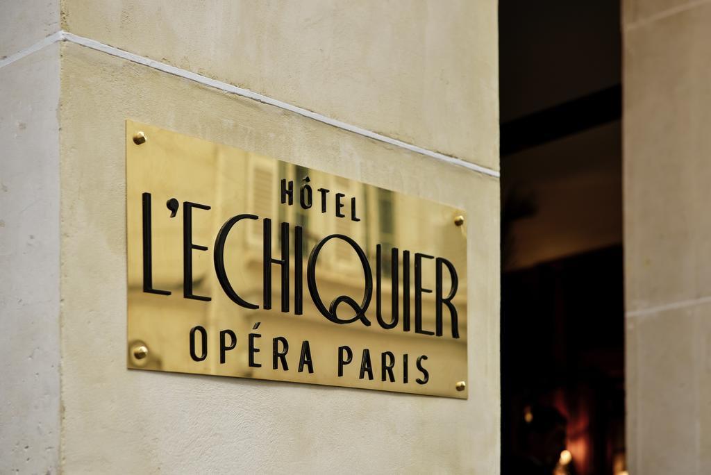 Hotel L'Echiquier Opera Paris - Mgallery Exterior foto
